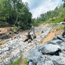 US64 : restaurer après l’ouragan Helene 